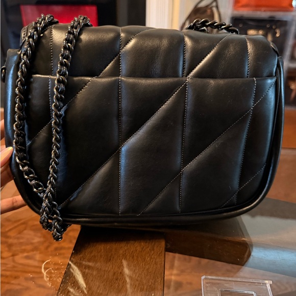 Coach Madison Quilted Shoulder Bag – Black on Black – NWOT - Picture 3 of 11